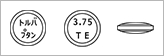 TVA3.75mg剤形図